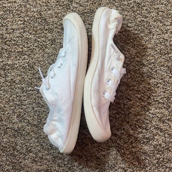 SOWIFT White Moccasin-Style Sneakers with Soft Soles Size 8 - Picture 4 of 9